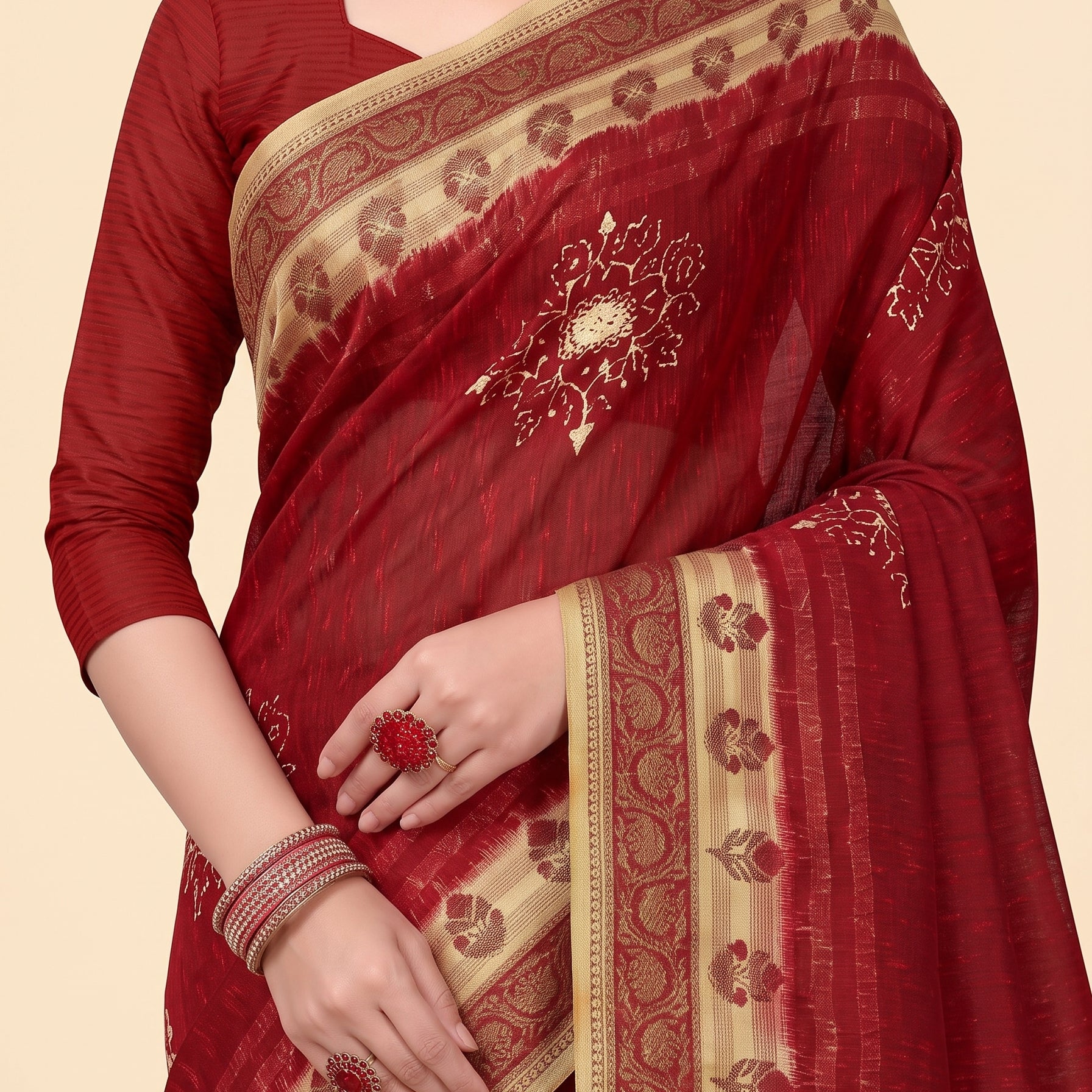 Pallu close-up [sku:KN-8051]