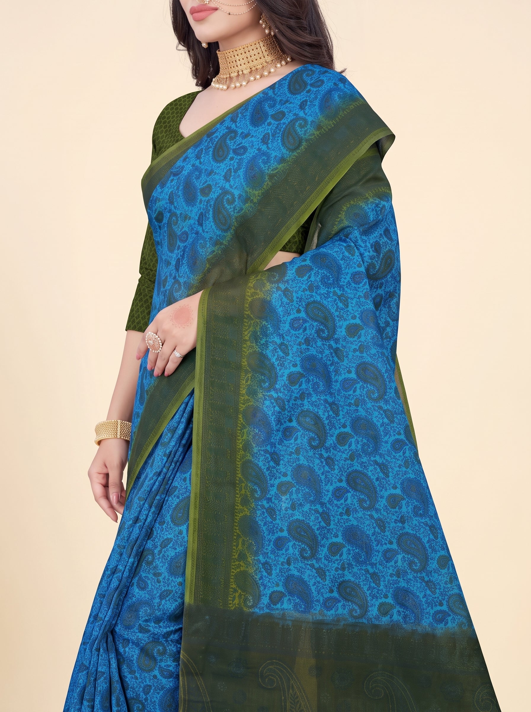 Pallu close-up [sku:KN-15587]