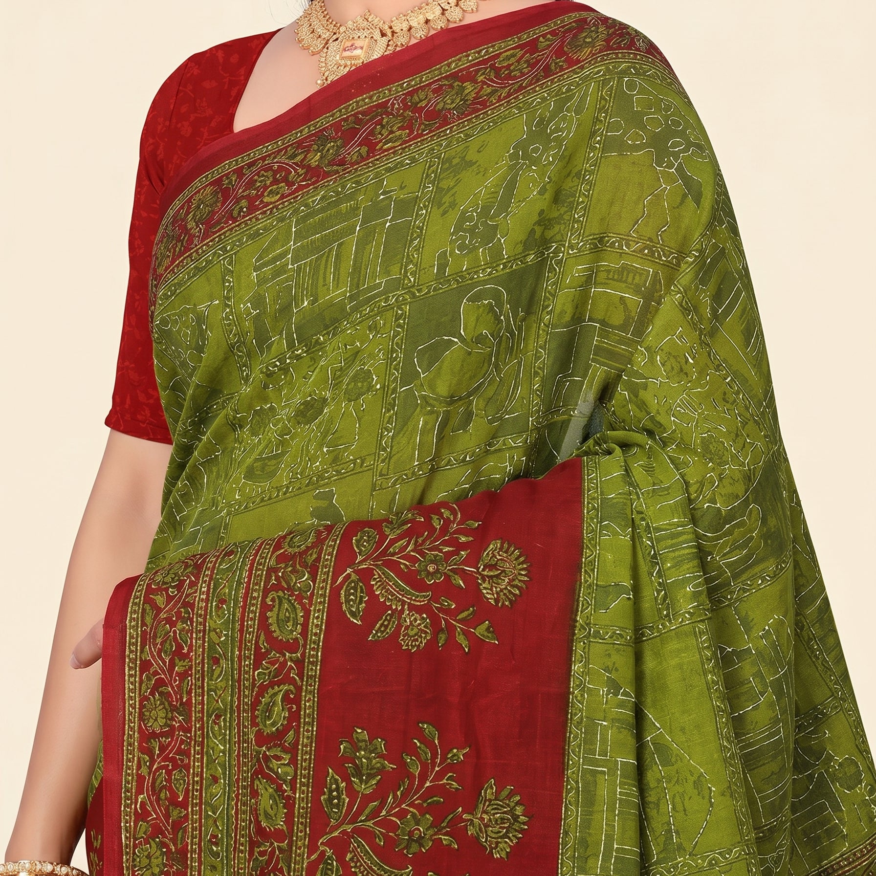 Pallu close-up [sku:KN-66523]