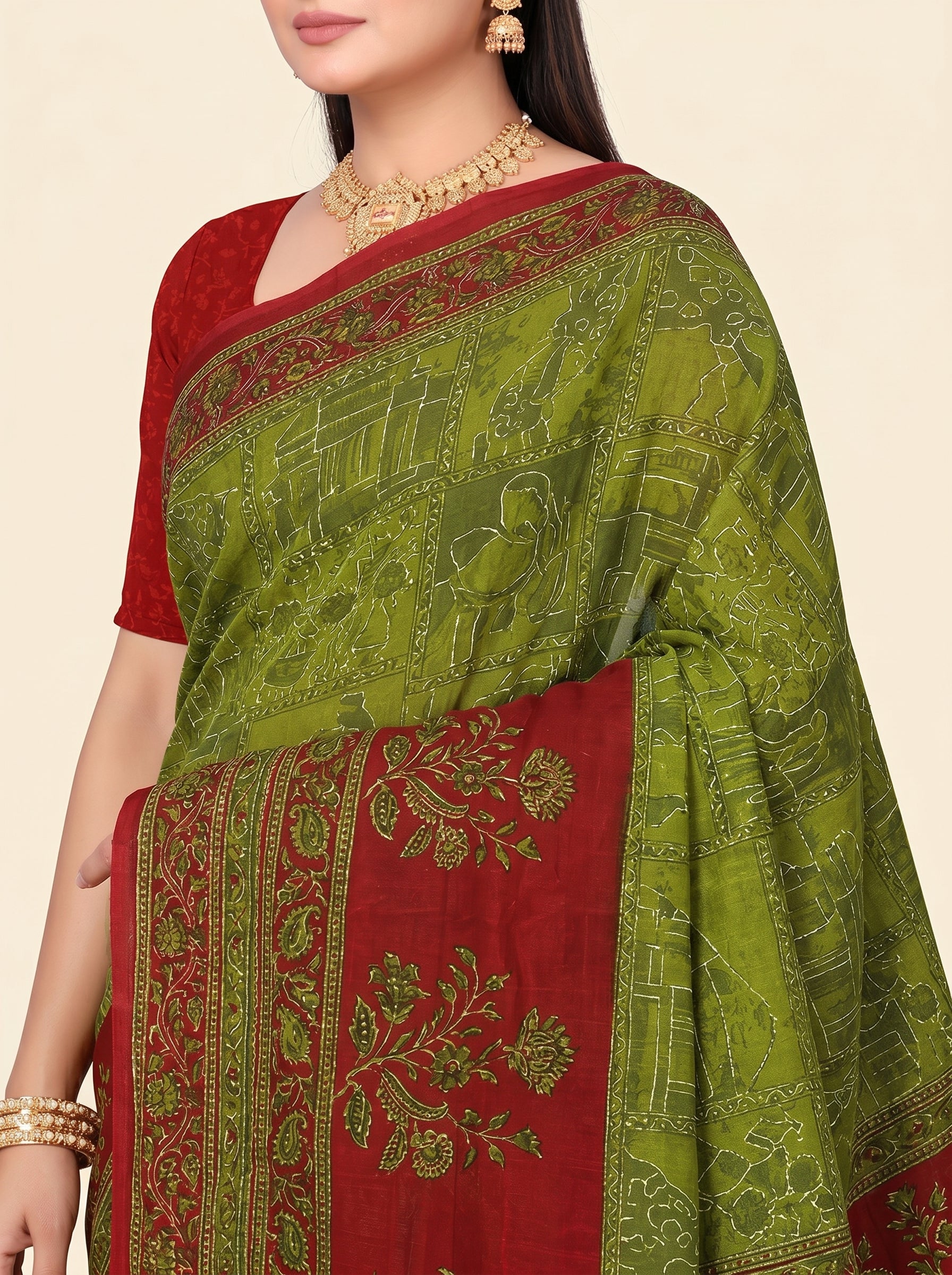 Pallu close-up [sku:KN-66523]
