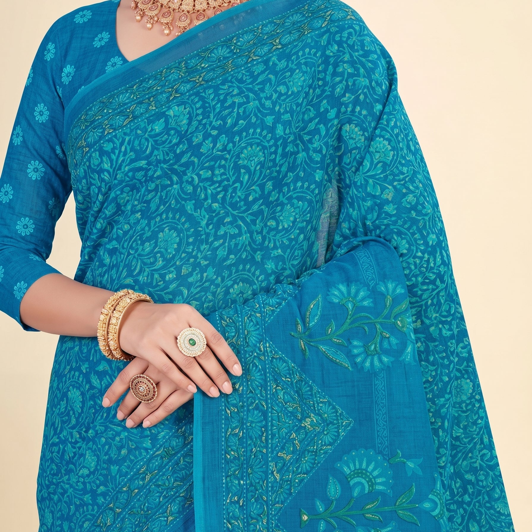 Pallu close-up