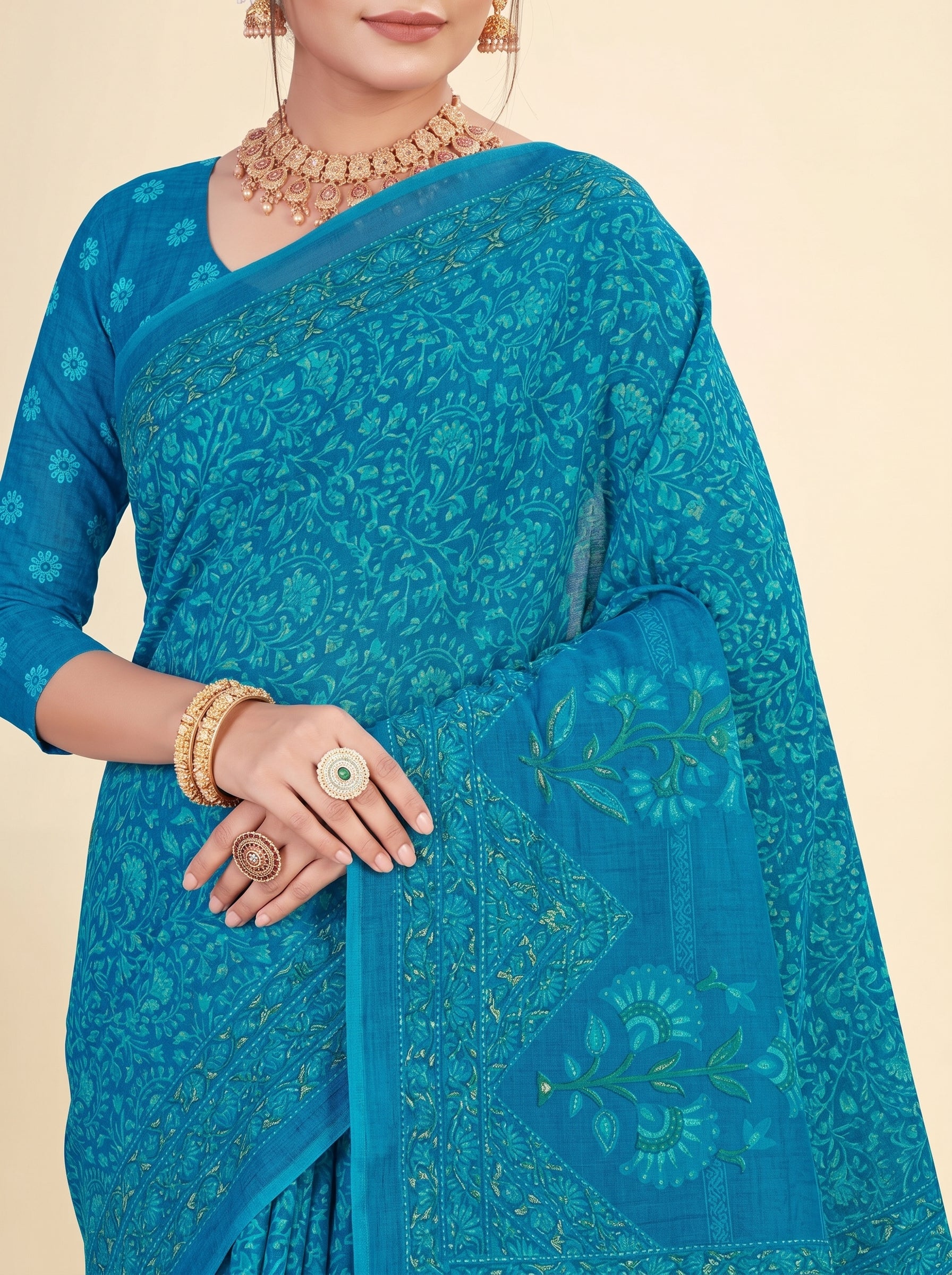 Pallu close-up