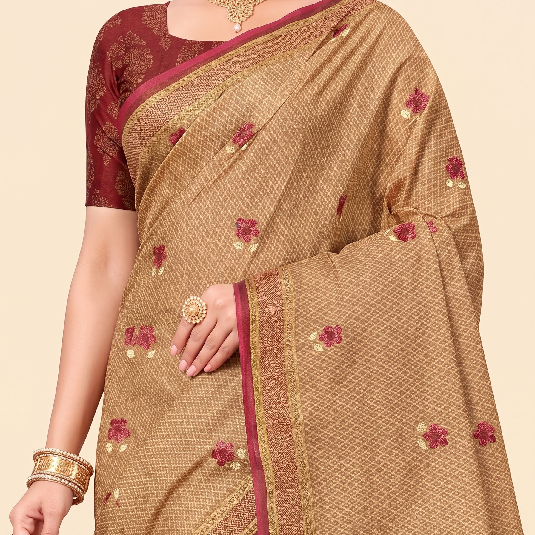 Shared pallu close-up [sku:D.NO.42426]