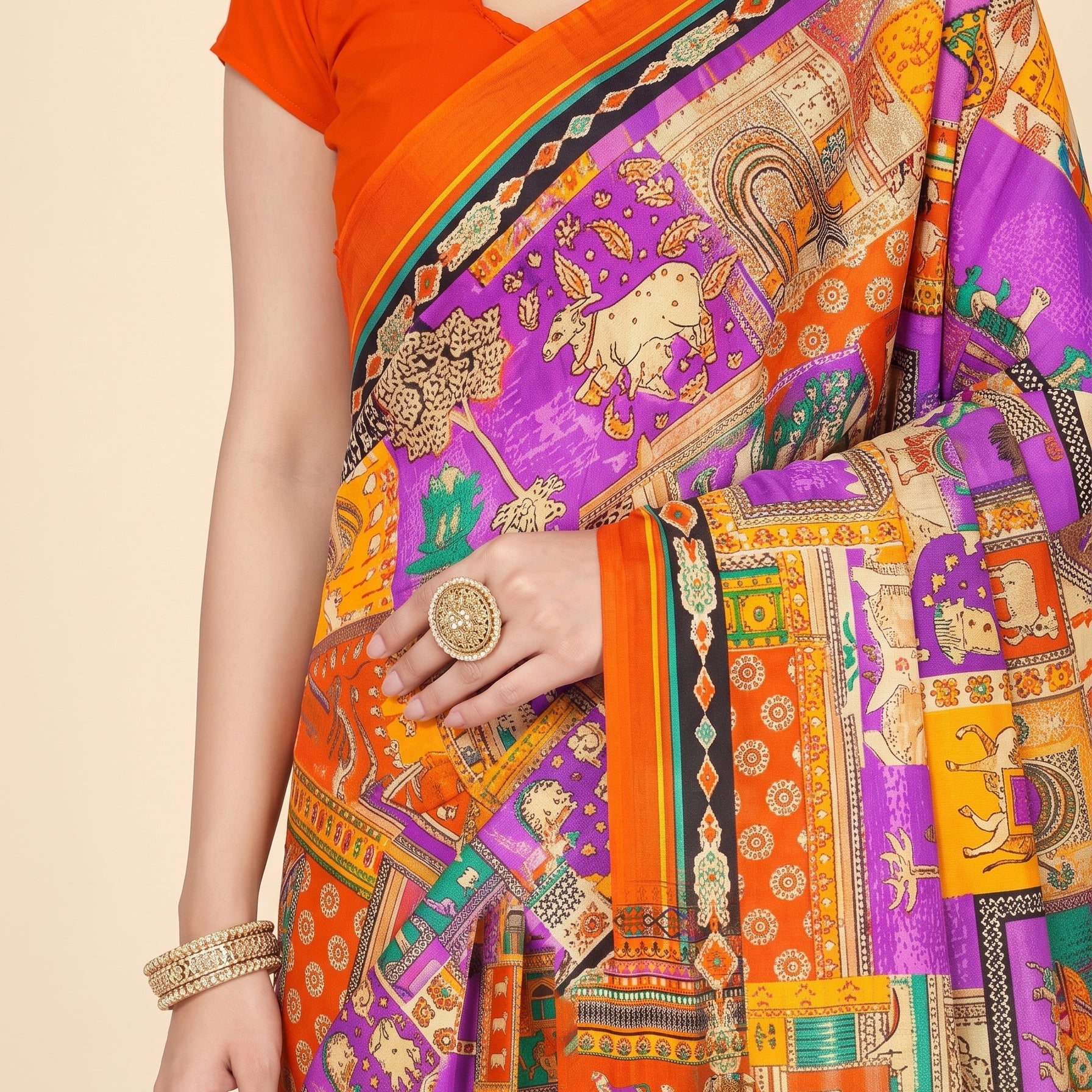 Shared pallu close-up [sku:D.NO.59527]