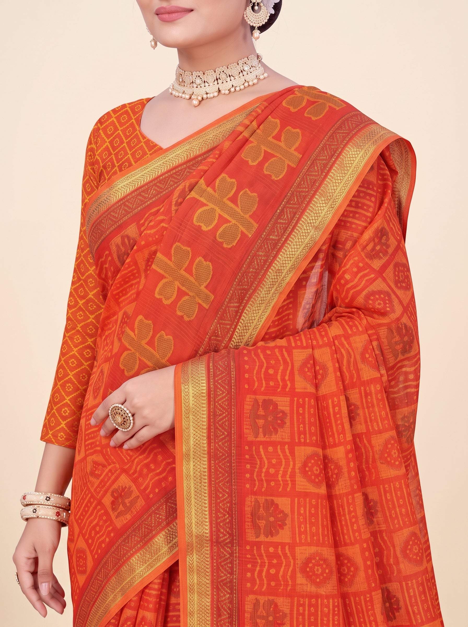 Pallu close-up [sku:KN-56073]