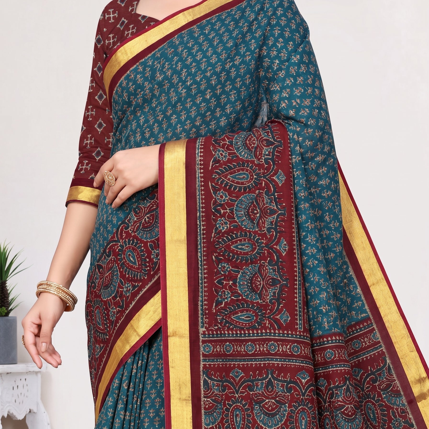 Pallu close-up