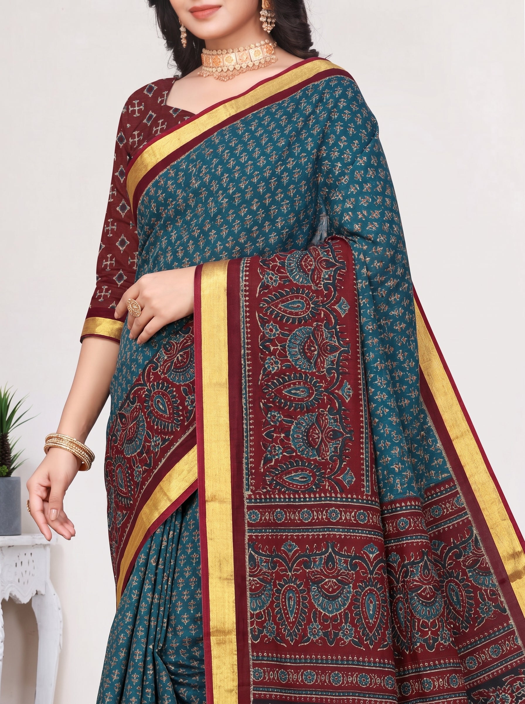 Pallu close-up