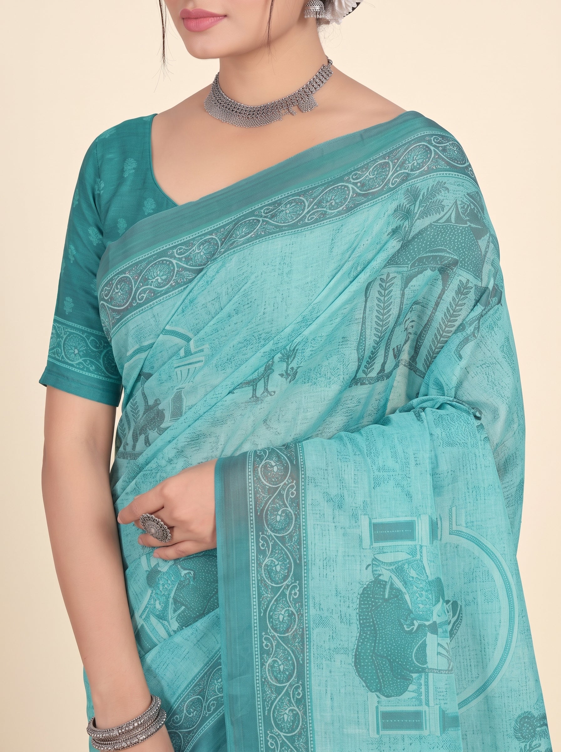 Shared pallu close-up [sku:KN-69894]