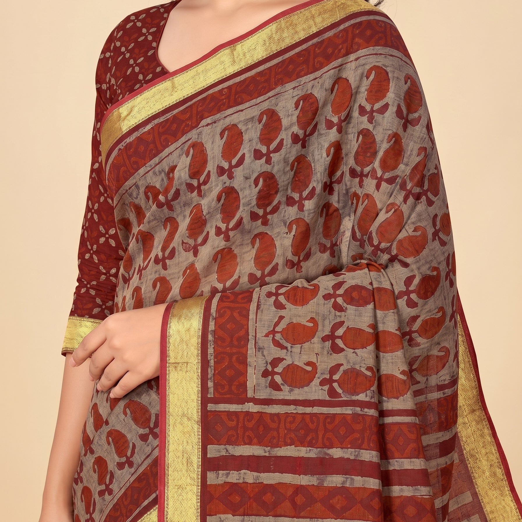 Pallu close-up [sku:KN-65907]