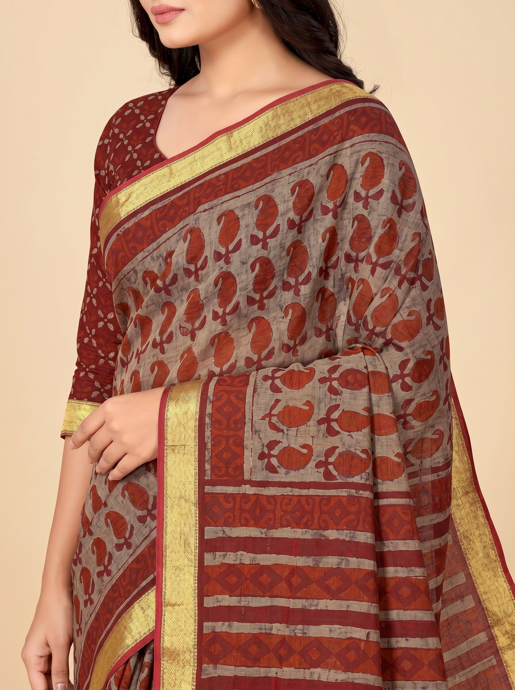 Pallu close-up [sku:KN-65907]
