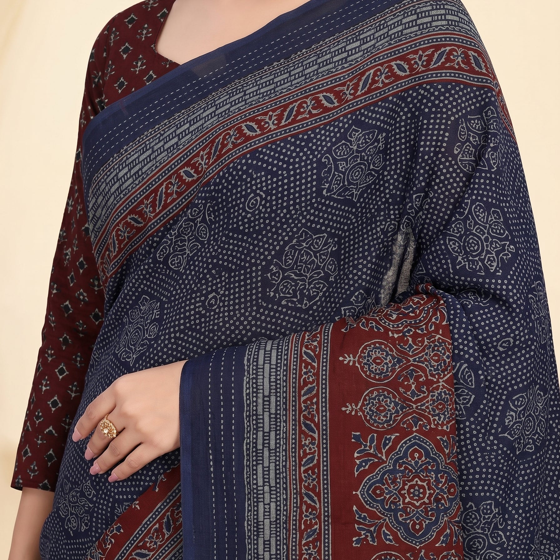 Pallu close-up
