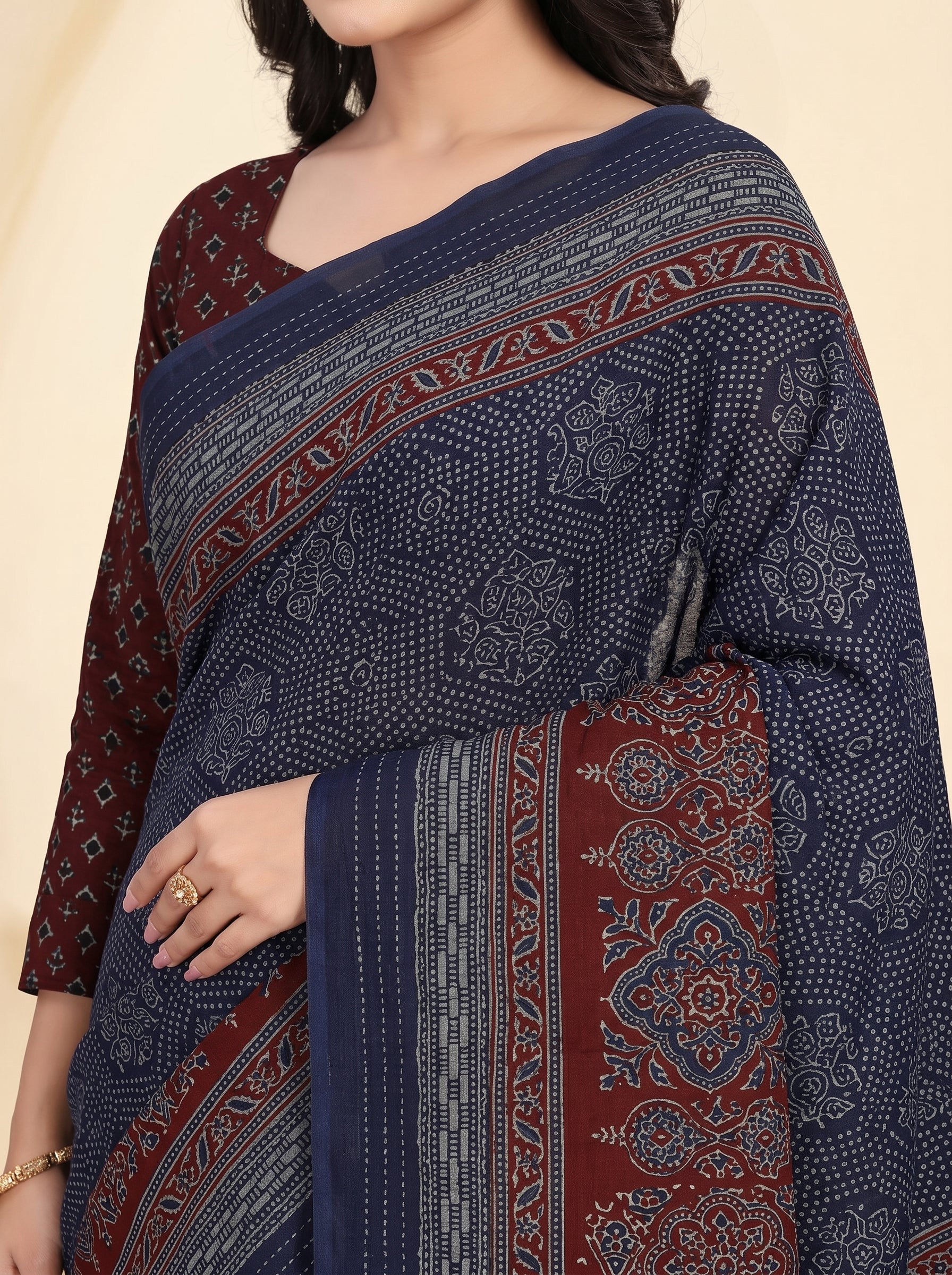 Pallu close-up