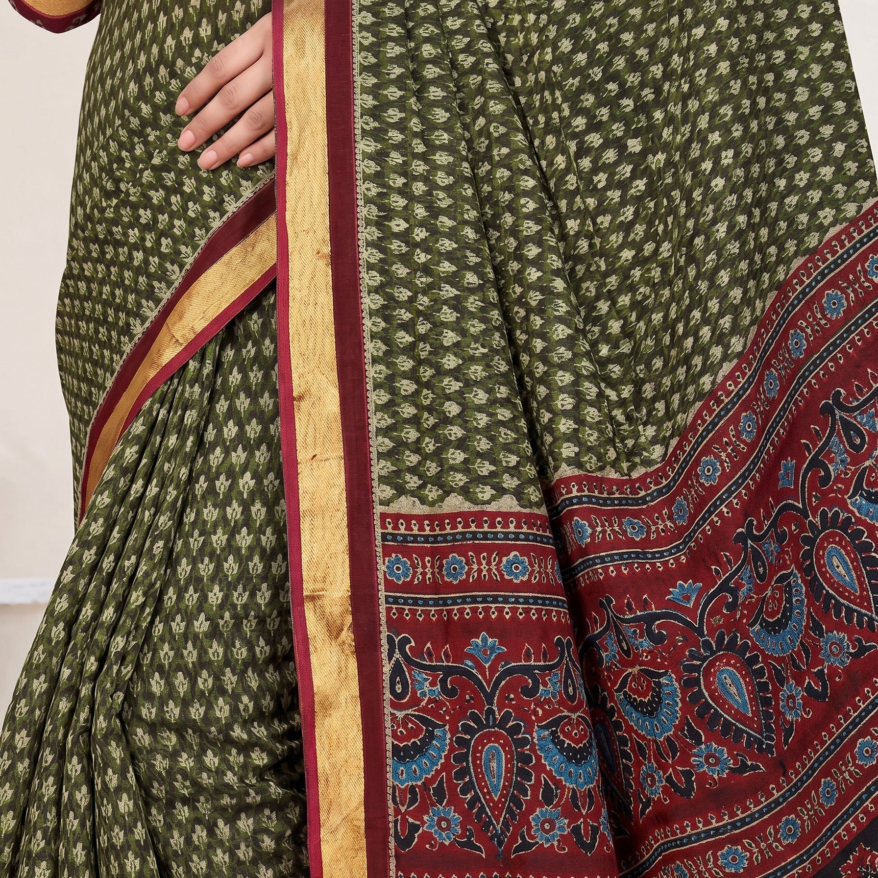 Pallu close-up