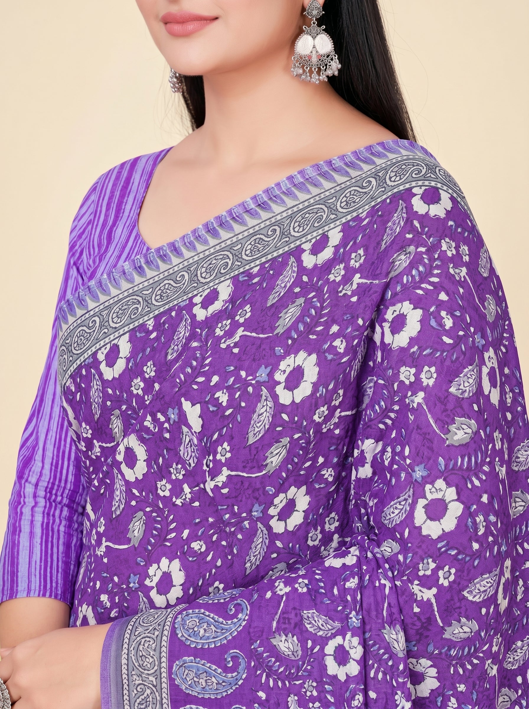 Pallu close-up