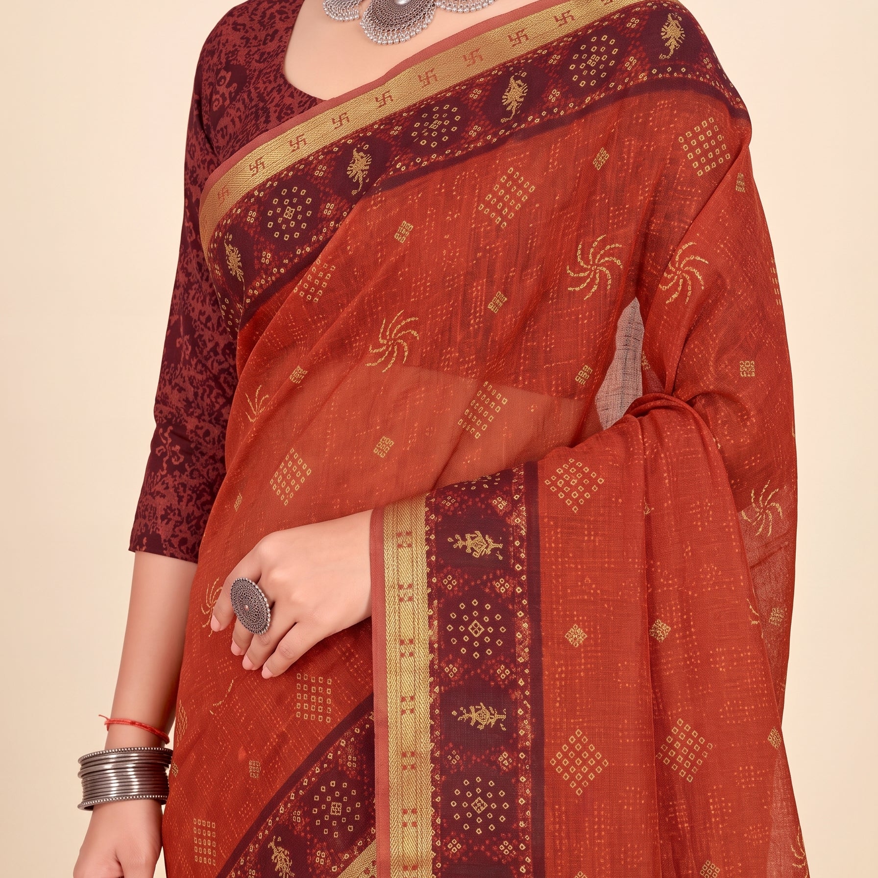 Pallu close-up [sku:KN-65595]