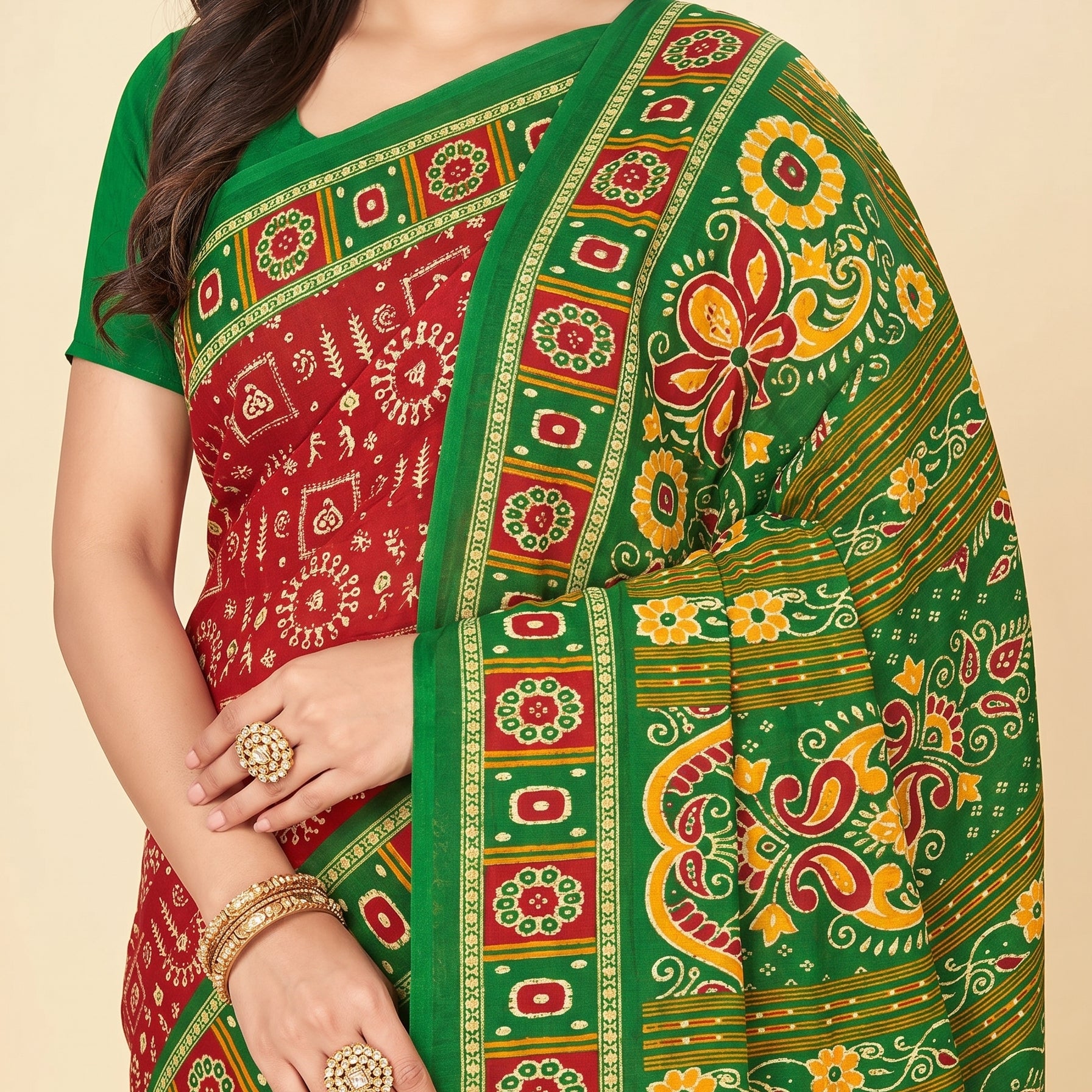 Pallu close-up