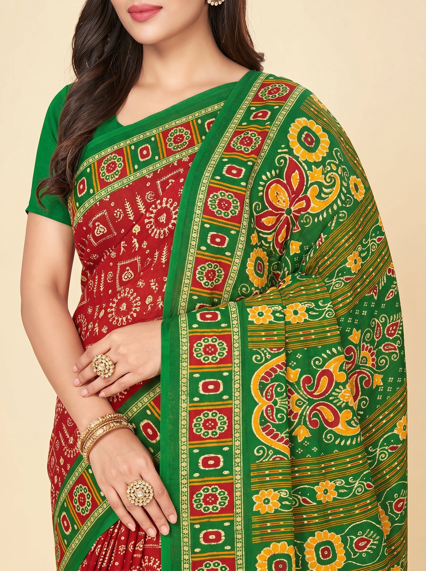 Pallu close-up
