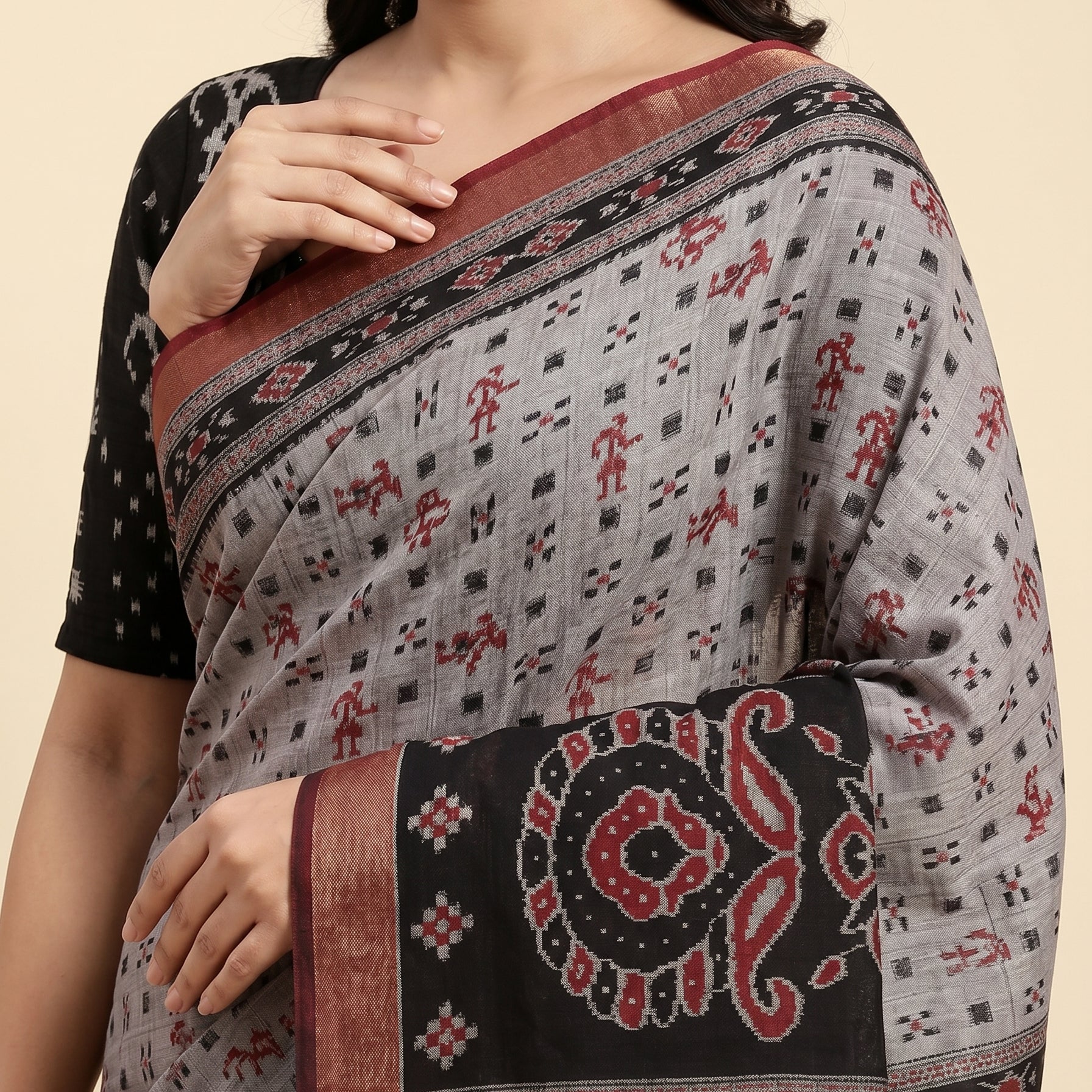 Pallu close-up