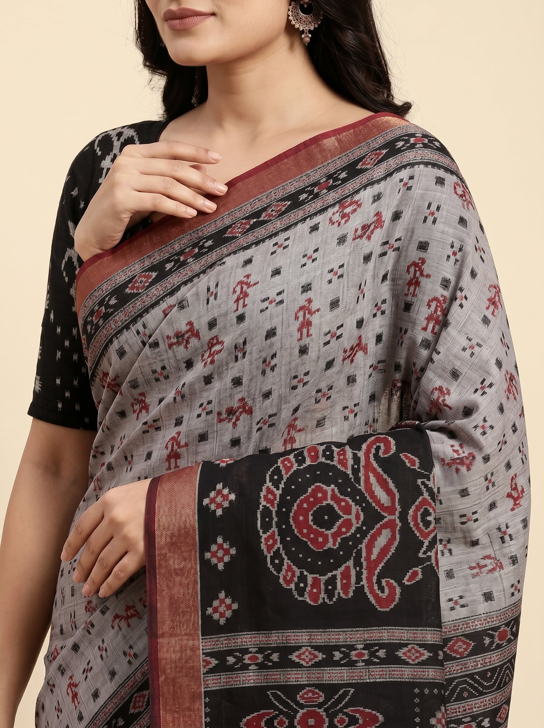 Pallu close-up