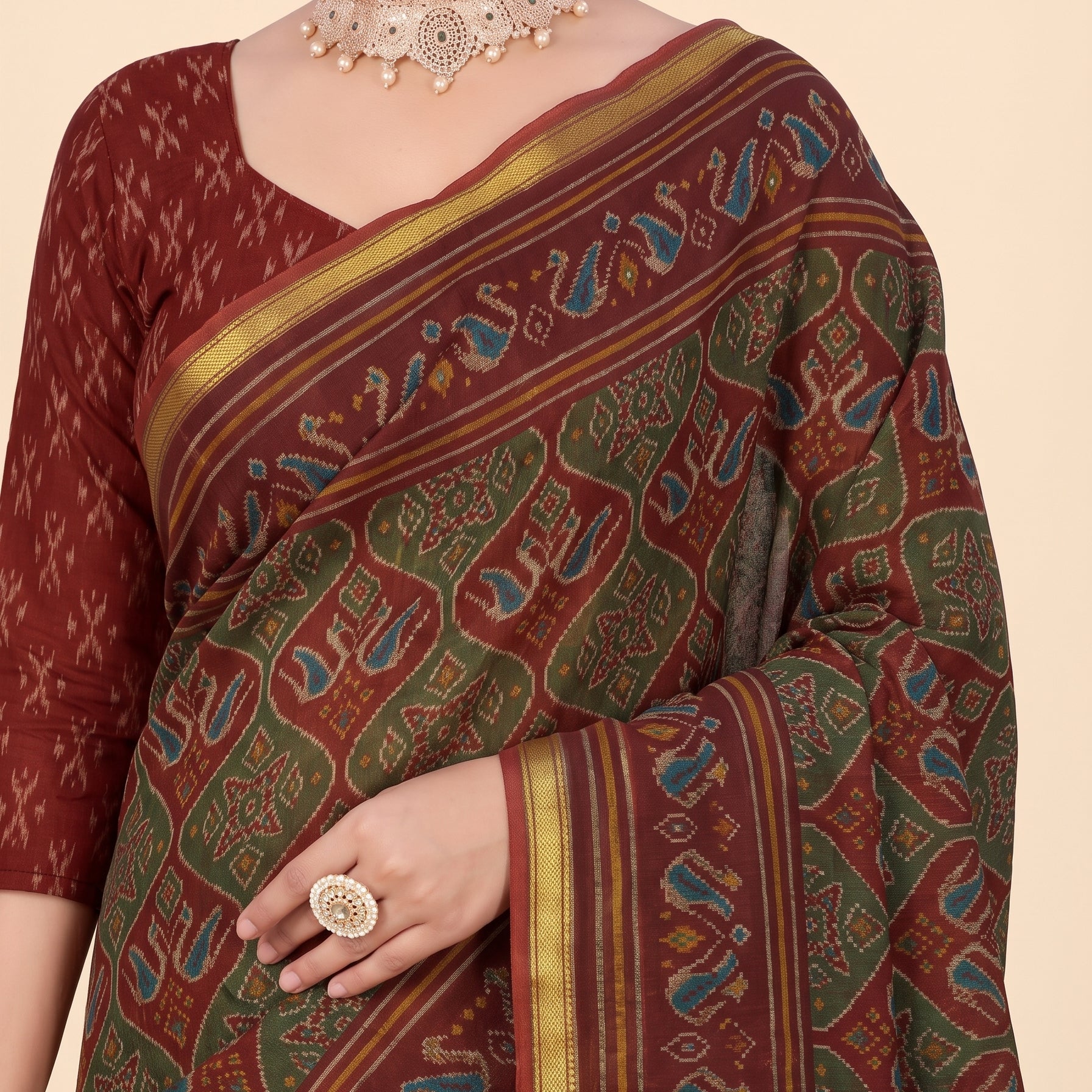 Pallu close-up [sku:KN-53192]