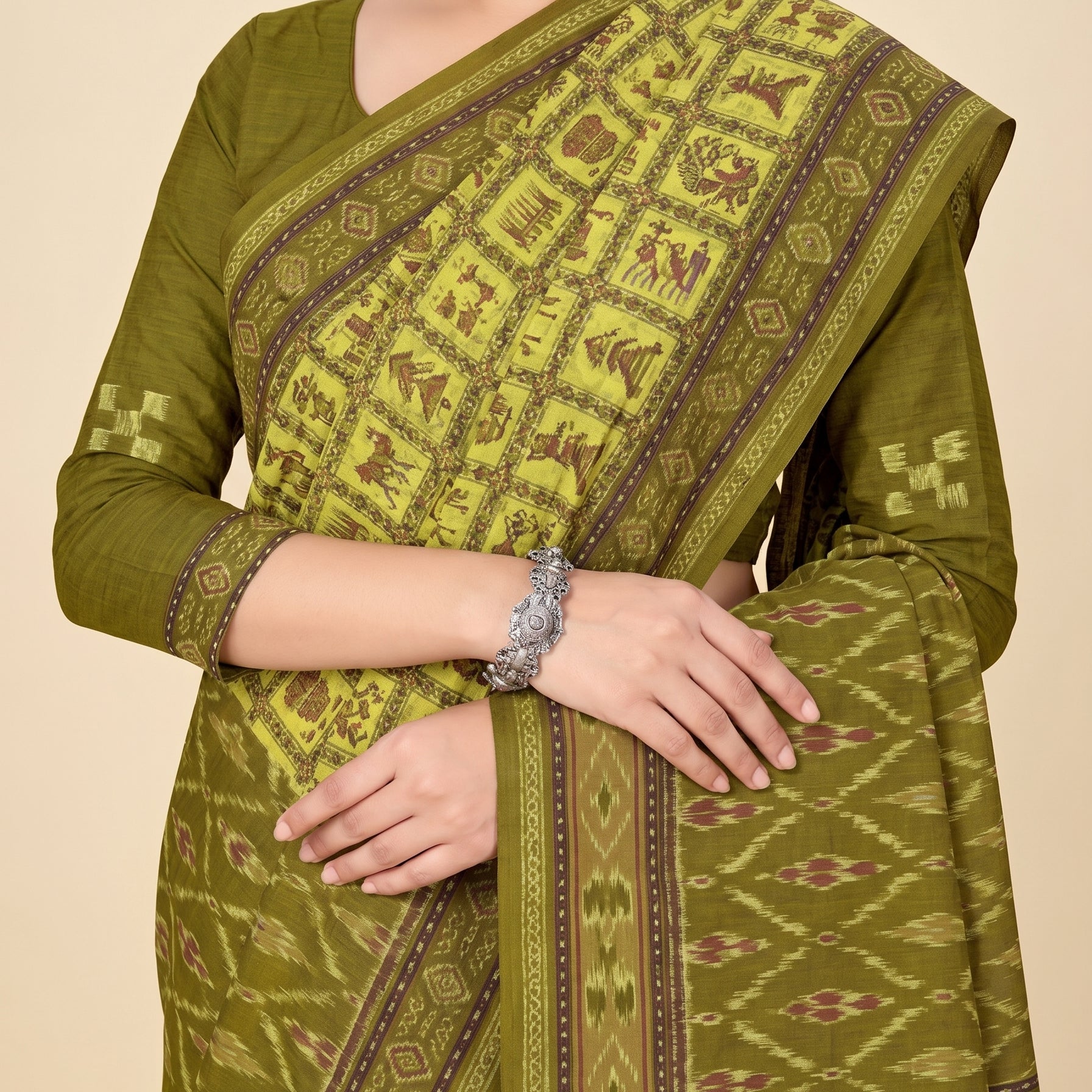 Pallu close-up