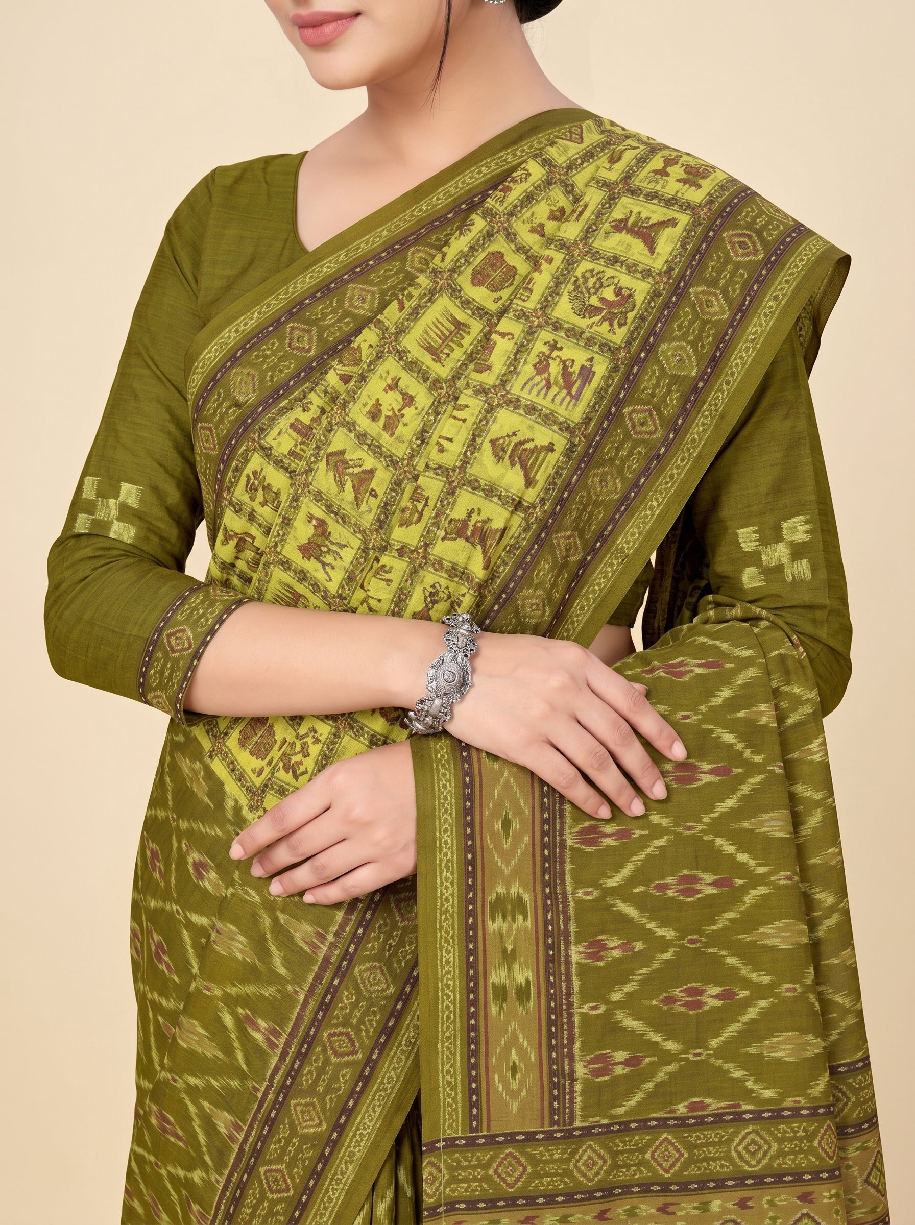 Pallu close-up