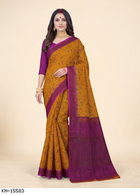 Mustard Yellow & Purple