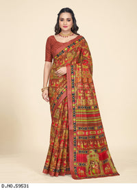 Brown and Red