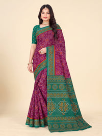 Bandhani Circle Pallu