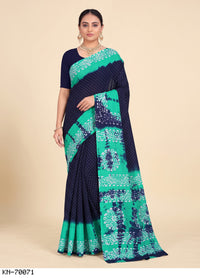 Navy Blue & Turquoise