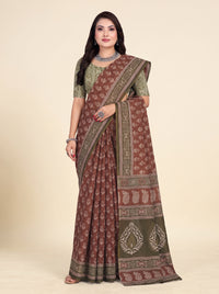 Paisley Border Brown Body