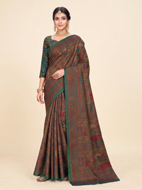 Dark Green & Brown