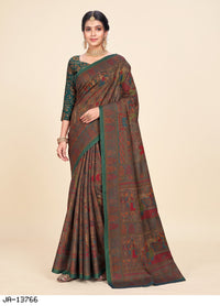 Dark Green & Brown