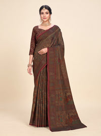 Dark Brown & Maroon