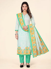 Mint Green and Orange