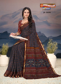 Spade Motif Pallu
