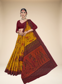 Yellow and Maroon