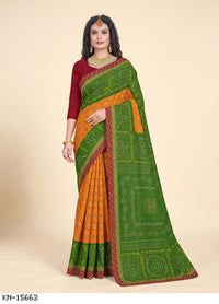 Square Frame Bandhani