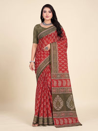 Paisley Border Red Body